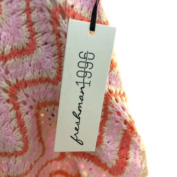 Freshman 1996 2-piece set crochet halter top and skirt - Picture 6 of 6